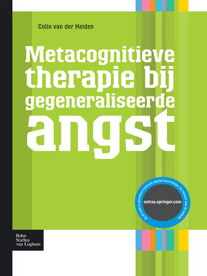 cover image of Metacognitieve therapie bij gegeneraliseerde angst